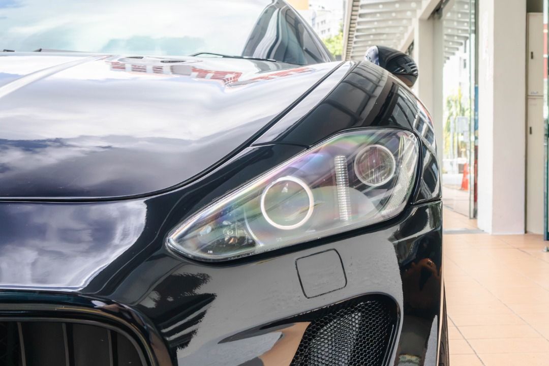 Maserati GranTurismo MC Stradale 4.7A (COE till 05/2032) Auto (Category: Used Cars) located in Singapore. Submitted by vinsautogroup (Listing ID 1447121535, Image 3). Description: Consignment Unit. Vehicle Features: V8 engine, producing 443bhp and 520nm of torque. Top speed of 310kmh. 0-100km/h in only 4.3 secs. 6 speed MC auto/paddle shift with race mode. Accessories: 22 Sport Rim. Forged carbon/alcantara interior. Why Vin's Automotive Group? ✅ 