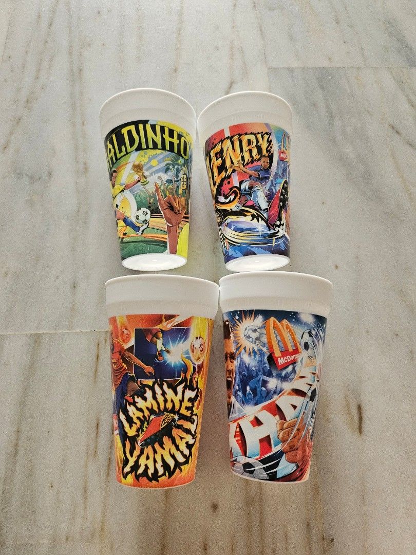 Mcdonalds Plastic World Cups498058230079180800