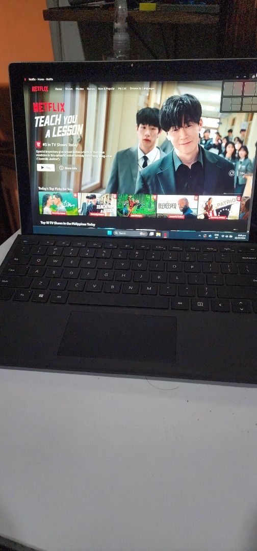 Microsoft Surface Pro 7 Laptop Tablet i5 10th gen (Category: Laptops & Notebooks) located in Quezon City. Submitted by 0503rohangondor (Listing ID 1447244115, Image 1). Description: - Microsoft Surface Pro 7 - Versatile 2-in-1: Use as a laptop or a tablet - Ideal for both work and entertainment - Features a bright and clear display - Includes a functional, attached keyboard 128gb ssd 8ghz ram iris graphic card - Runs on Windows operating system w