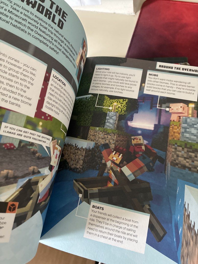 Minecraft (Category: Children's Books) located in Singapore. Submitted by gren88 (Listing ID 1405829264, Image 3). Description: Level up your Minecraft adventures with these official Mojang handbooks! Whether you’re mastering combat, exploring vast biomes, or building your dream world, these beautifully designed guides are packed with strategies . Perfect for players of all ages who want to become true Minecraft masters! Aged : 8-14 Handbooks ( s