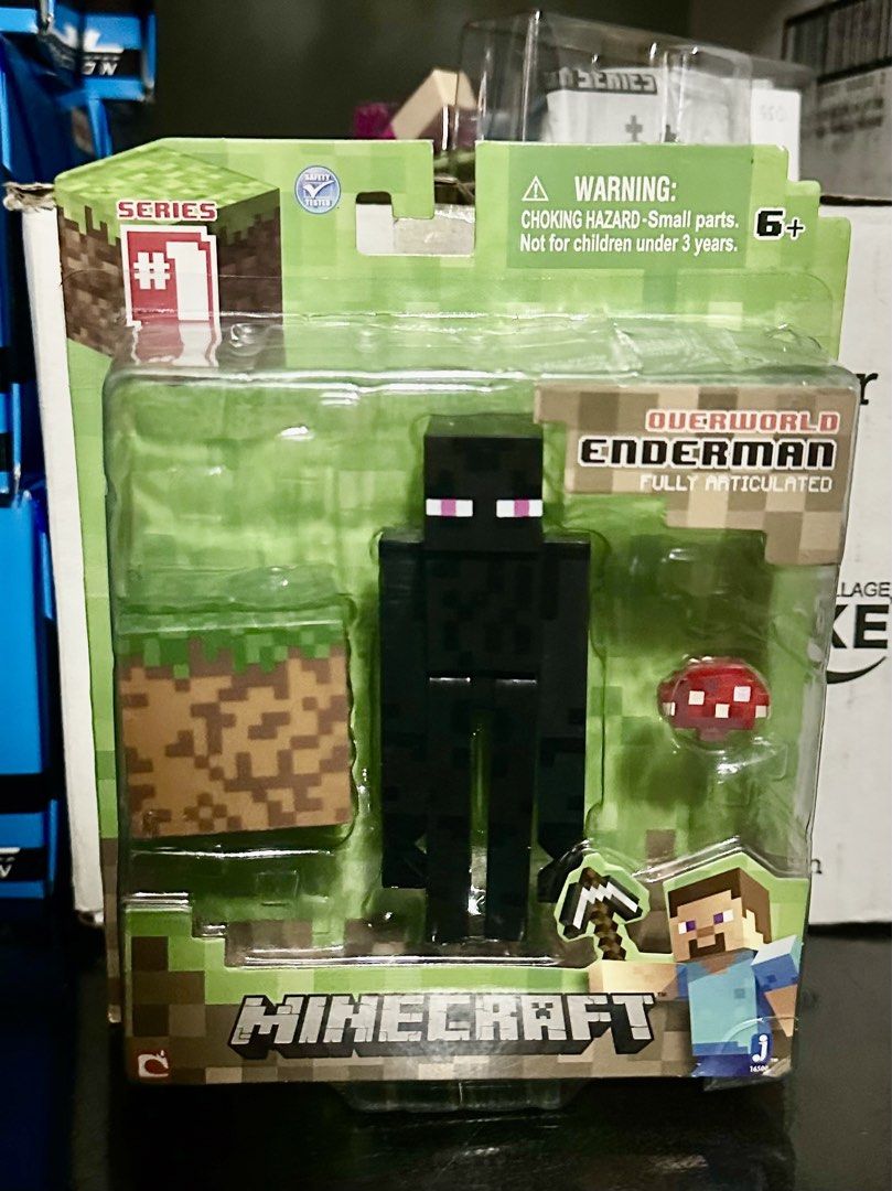 Minecraft Overworld Enderman (Category: In-Game Products) located in Binan City. Submitted by elf.0000 (Listing ID 1447231517, Image 1). Description: P550.00 plus sf Payment via gcash Ship thru j&t Brand new and sealed but box is not in perfect condition .