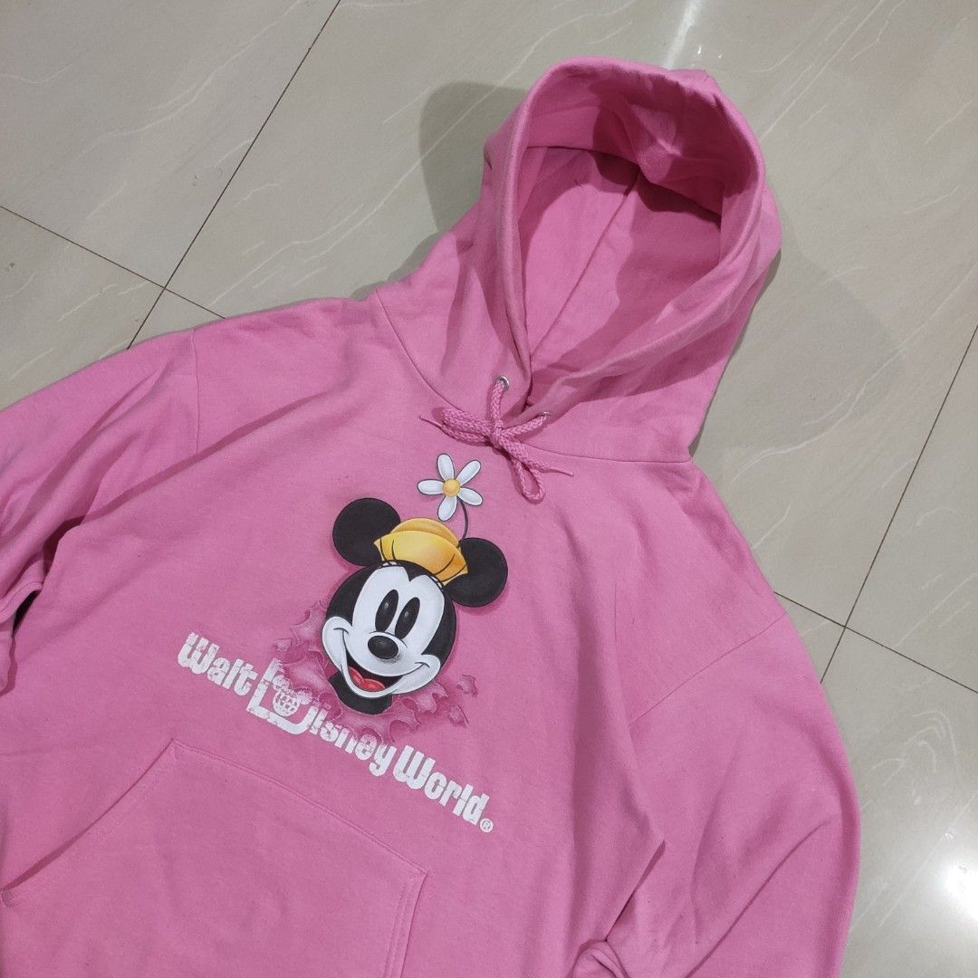 Minnie mouse " Disneyland" pull over hoodie (Category: Coats, Jackets and Outerwear) located in Binangonan. Submitted by variousvintageph (Listing ID 1447282351, Image 3). Description: size: small Width:20.5 length:26.