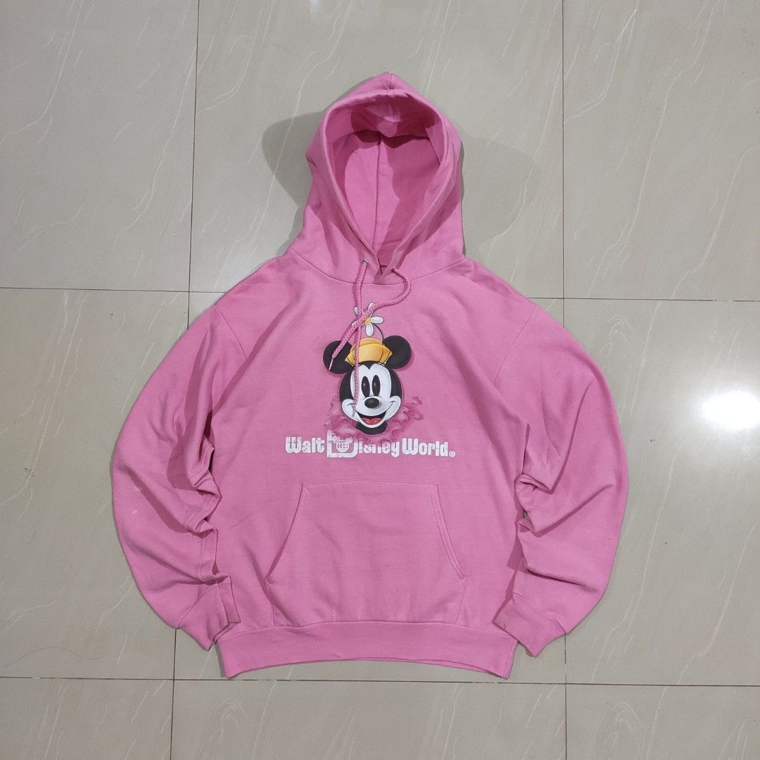 Minnie mouse " Disneyland" pull over hoodie (Category: Coats, Jackets and Outerwear) located in Binangonan. Submitted by variousvintageph (Listing ID 1447282351, Image 1). Description: size: small Width:20.5 length:26.