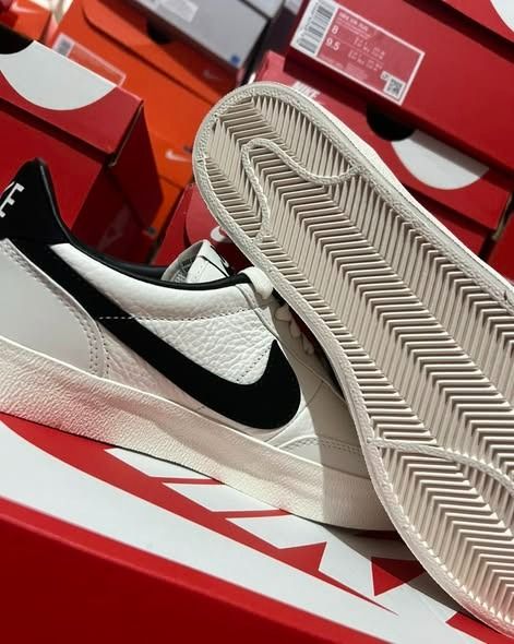 NIKE KILLSHOT 2 LEATHER ‘SAIL/BLACK’ (Category: Sneakers) located in Manila. Submitted by sneakywolp (Listing ID 1447186484, Image 3). Description: NIKE KILLSHOT 2 LEATHER ‘SAIL/BLACK’ (MUCH LOWER PRICE) 3,495 ONLY 🩶 7.5 US MEN ON HAND/READY TO SHIP‼️ LIMITED STOCKS ONLY‼️ ⭐️BRAND NEW with BOX // 100% LEGIT ✈️Nationwide Shipping 💎MOP: Gcash / BDO / UB / Seabank 📍Location: Malate, Manila ——————————— ✉️Message us for inquiries! No Trademark Infr