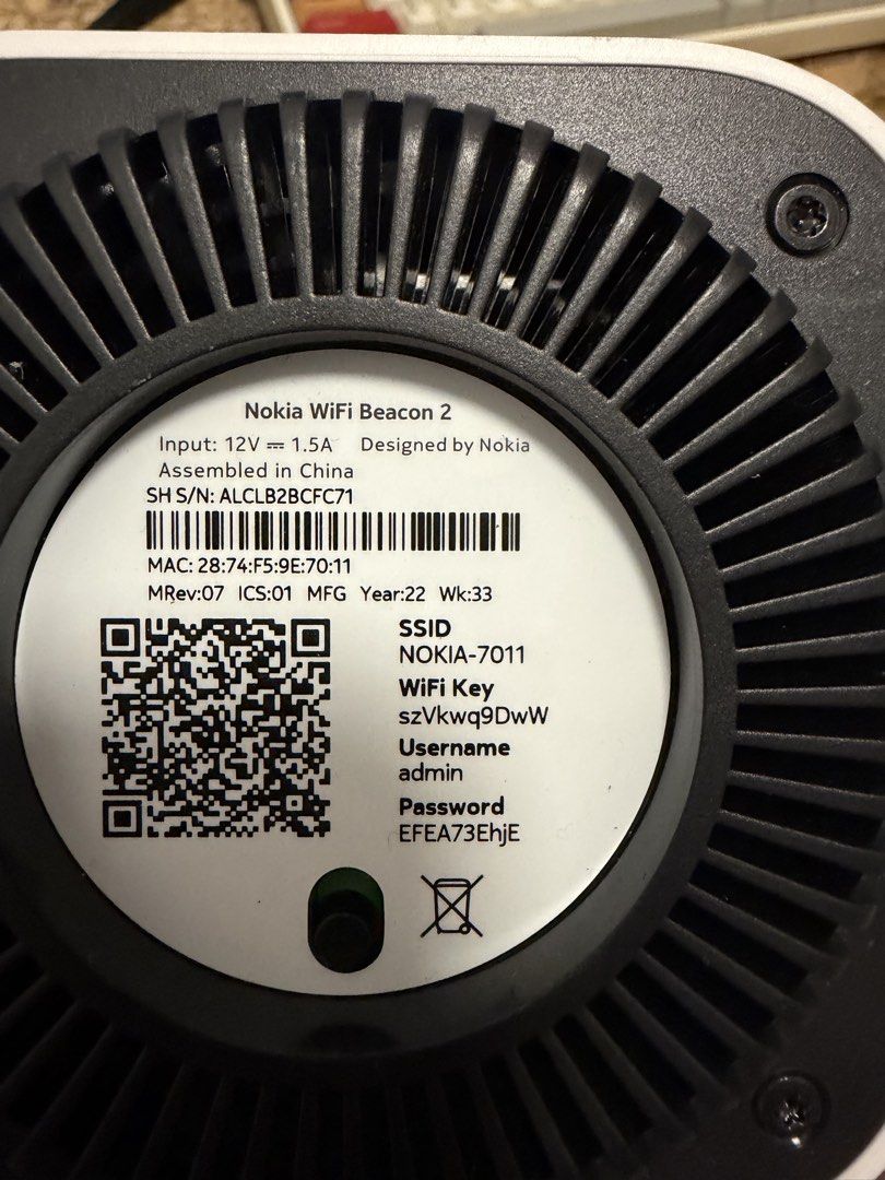 Nokia WiFi Beacon 2498602218735554562
