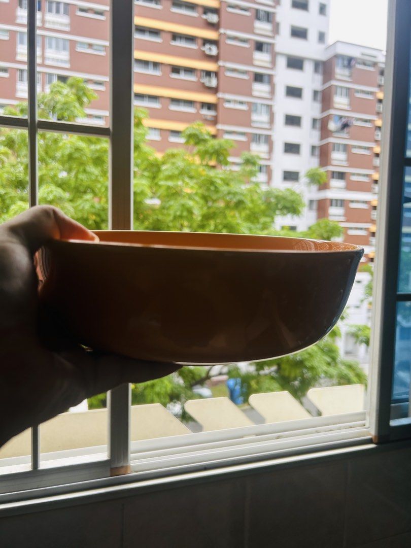 Orange Ceramic Serving Bowl 22cm498181726934804482