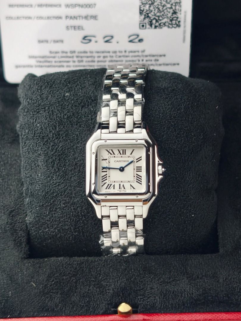 Panthere de Cartier Medium (Category: Luxury Watches) located in Muntinlupa City. Submitted by noeyslittlecloset (Listing ID 1447113502, Image 2). Description: Panthere de Cartier Medium Reference WSPN0007 2023 36.5 x 26.7mm Full Set - Box + Watch + Card Php 290k.