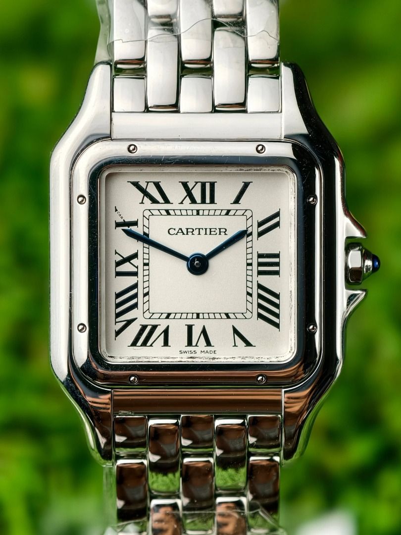 Panthere de Cartier Medium (Category: Luxury Watches) located in Muntinlupa City. Submitted by noeyslittlecloset (Listing ID 1447113502, Image 1). Description: Panthere de Cartier Medium Reference WSPN0007 2023 36.5 x 26.7mm Full Set - Box + Watch + Card Php 290k.
