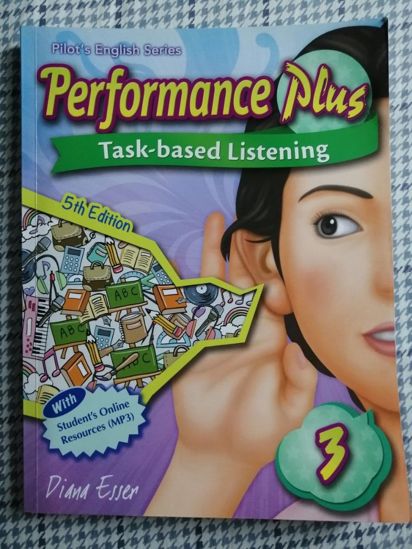 Performance Plus task-based listening （分類：教科書）位於 Hong Kong。 由 puretree.001 提交（商品編號 1447185932，圖片 1）。簡介： Plus全新 書用鉛筆寫過5頁，已擦咗，但有紅筆批改（例圖4、5）。