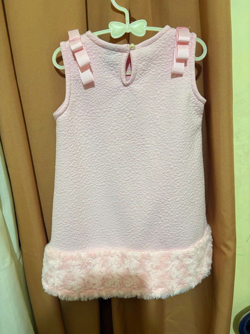Pink Dress for Kids (Category: Babies & Kids Fashion) located in Angeles City. Submitted by tin_chichi (Listing ID 1447206032, Image 2). Description: Size 3 ( 3yo) Worn once lang. RFS: decluttering. Need more closet space for my daughter.