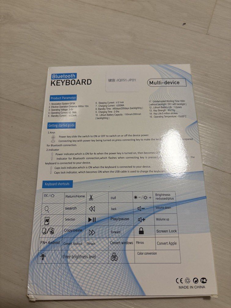 Portable Bluetooth Keyboard498480121979883521