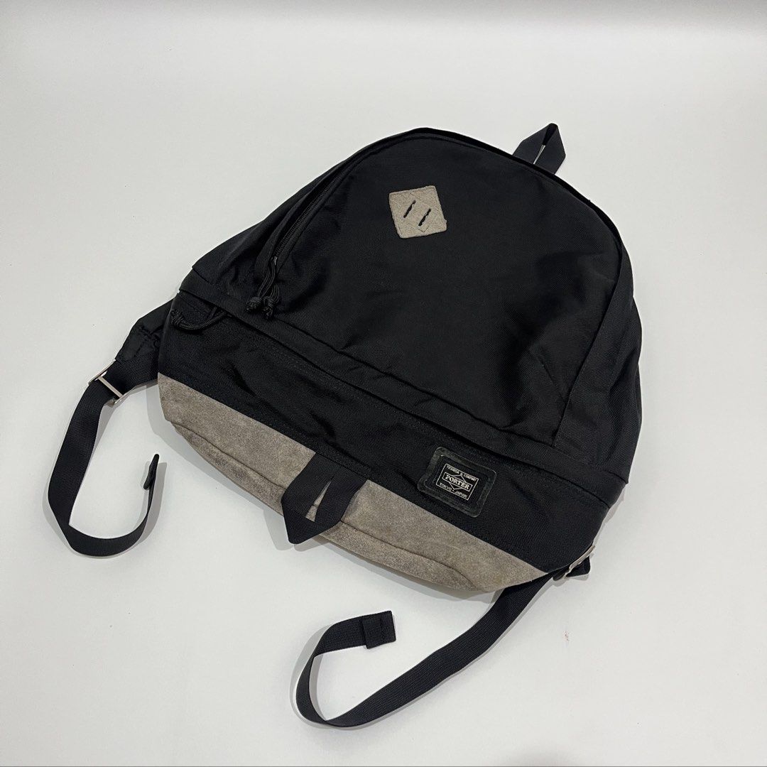 PORTER x B印(BEAMS) - EXPANDABLE BACKPACK (Category: Backpacks) located in Lucena. Submitted by southsidekartell (Listing ID 1447200294, Image 2). Description: IN GOOD CONDITION GOOD FOR PERSONAL USE NEEDS CLEANING ALSO ISSUE SUEDE PART .