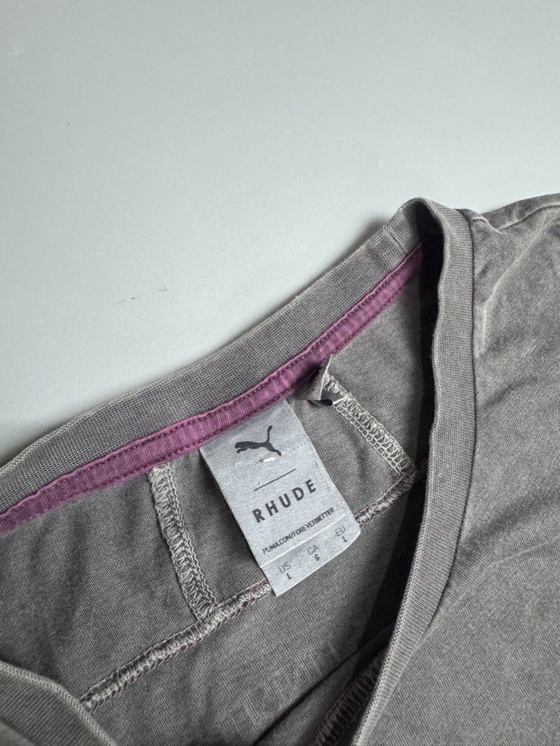 Rhude (Category: Tshirts & Polo Shirts ) located in Sipalay. Submitted by collidethrift (Listing ID 1447168946, Image 3). Description: Puma x Rhude Shirt Size Large (Oversize) Dimes 32 x 25 Excellent Condition No issue 450+ship 📩📩📩.