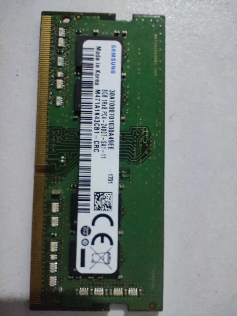 Samsung DDR4  RAM  8GB498705876523438080