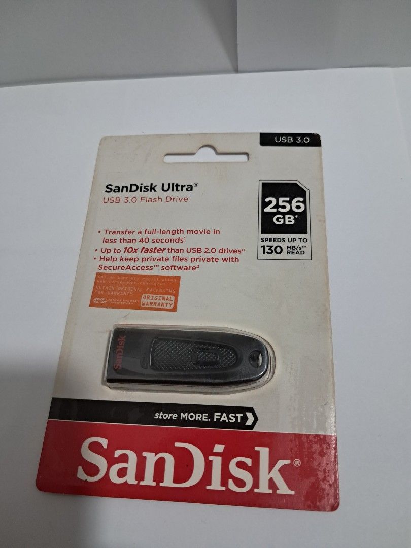 SanDisk Ultra 256GB USB 3.0 Flash Drive