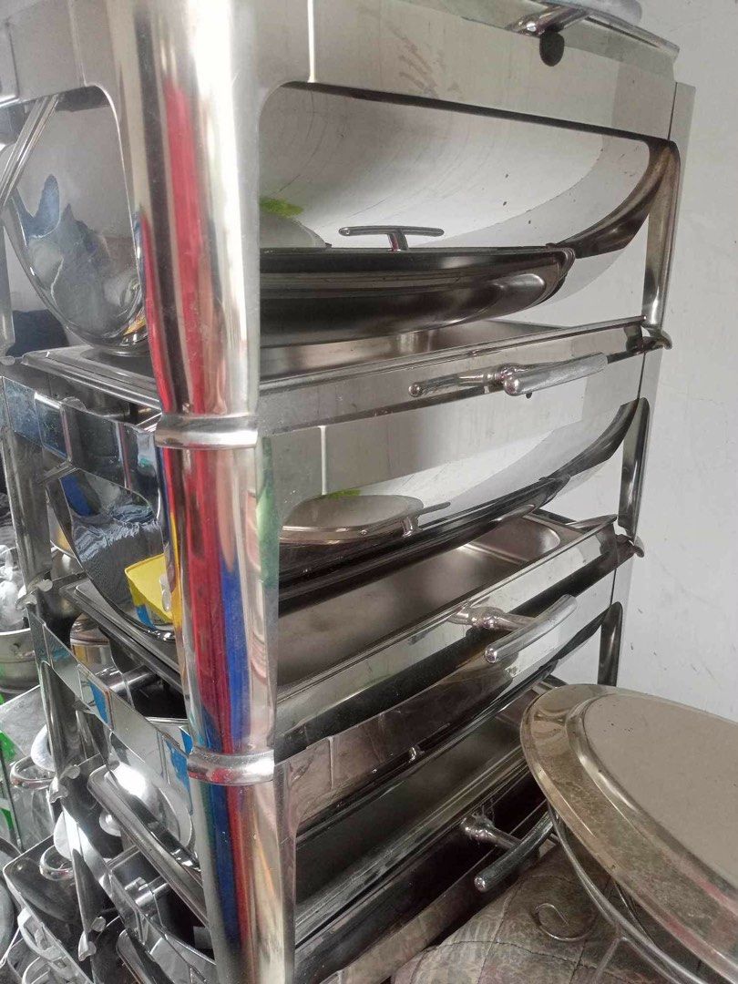 SECONDHAND CATERING EQUIPMENTS (Category: Dinnerware & Cutlery) located in Manila. Submitted by ellib. (Listing ID 1447124103, Image 1). Description: ‼️FOR SALE ‼️ FOR SALE ‼️ FOR SALE ‼️ CATERING MATERIALS / EQUIPMENTS SUPER MURA NA PO NITO, PAUNAHAN NA LANG PO! pwede niyo pong makita in person / puntahan sa mismong address (BY SCHEDULE ONLY) 📍IMUS CAVITE CARSADANG BAGO 2 MESSAGE ME FOR MORE INFO TEXT/CALL 📞📲 : 09277981201.