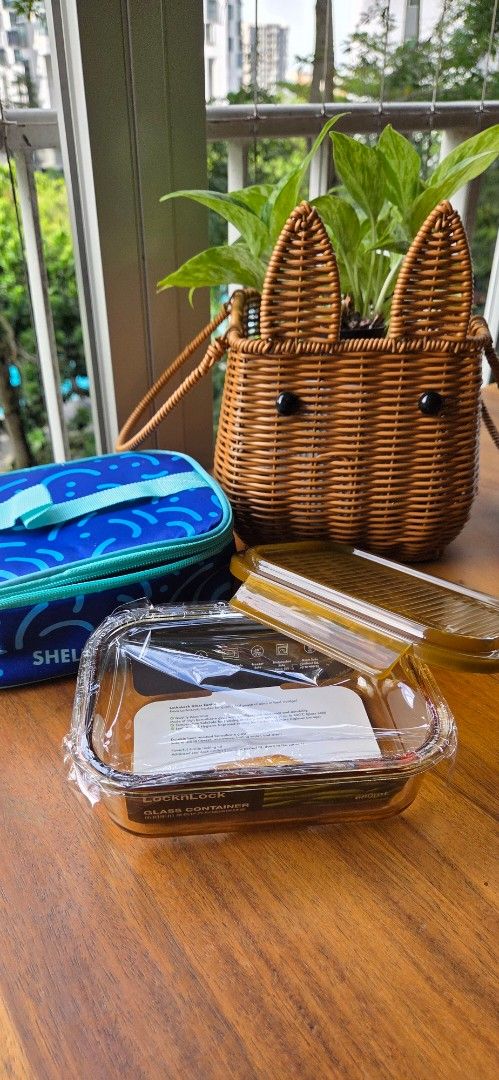 Shell x UOB LocknLock Glass Container with Pouch498047560513628160