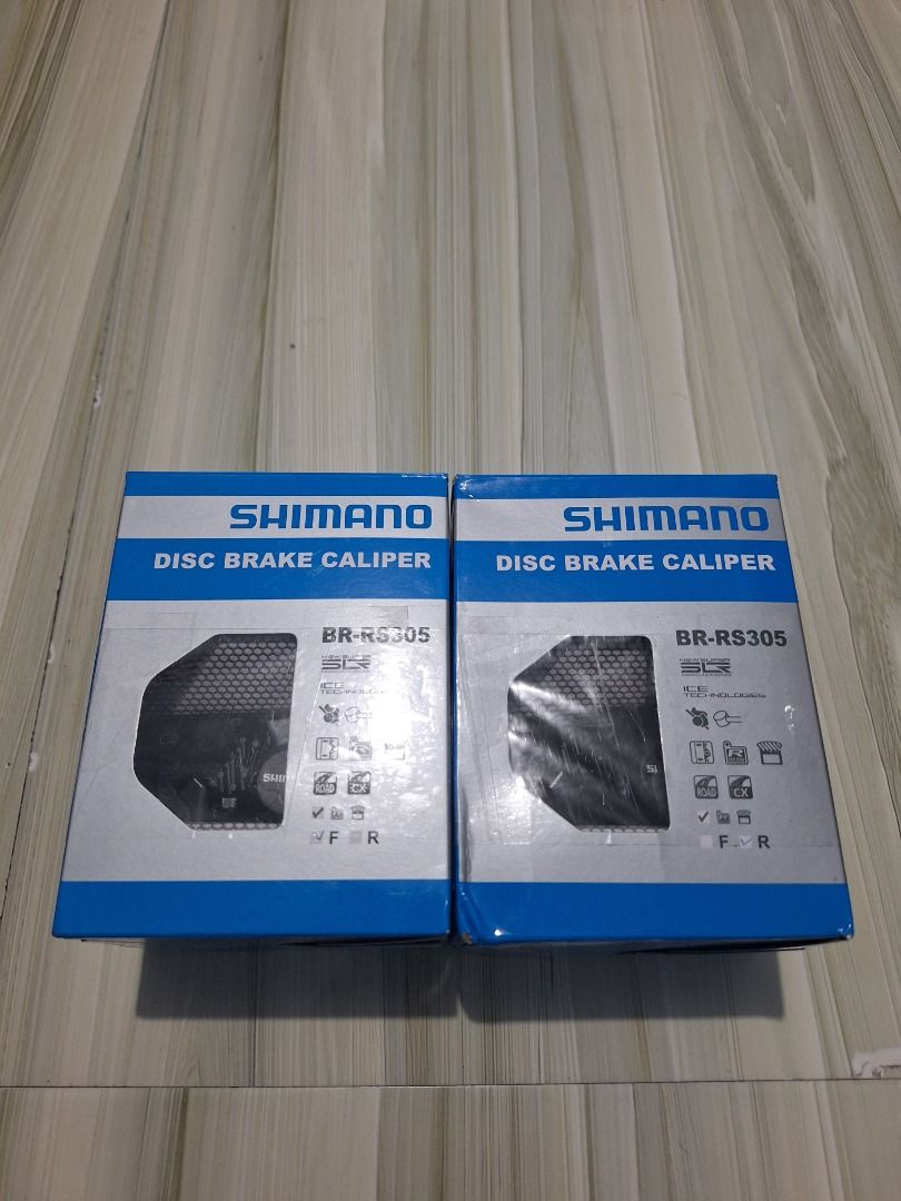 Shimano BR-RS305 Flat Mount Mechanical Disk Brake Caliper Front & Rear (Category: Bicycles) located in Binangonan. Submitted by jude123408 (Listing ID 1446237673, Image 1). Description: ​Selling a set of Shimano BR-RS305 mechanical disc brake calipers. Great choice for road, gravel, or commuter bike builds. Low-profile flat mount design, very reliable, and easy to maintain. ​Condition: Like new ​Brake Type: Mechanical (cable-actuated) ​Mount: Fla