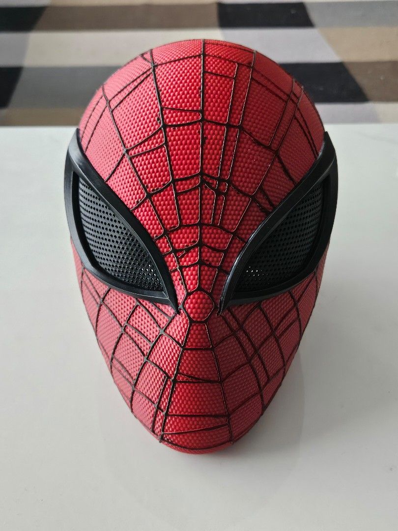 Spider-Man Mask Replica Cosplay Prop (Category: Western Merchandise) located in Paranaque City. Submitted by FitNHobbies (Listing ID 1447116688, Image 1). Description: SUPERIOR SPIDER-MAN MASK - Superior spiderman replica - textured red surface and black webbing - Black mesh eye lenses for a realistic look - Ideal for cosplay and costumes - detachable via magnet for easy access Price: PHP1,799 Material: PLA Matte Location: Alabang Hills Delivery: