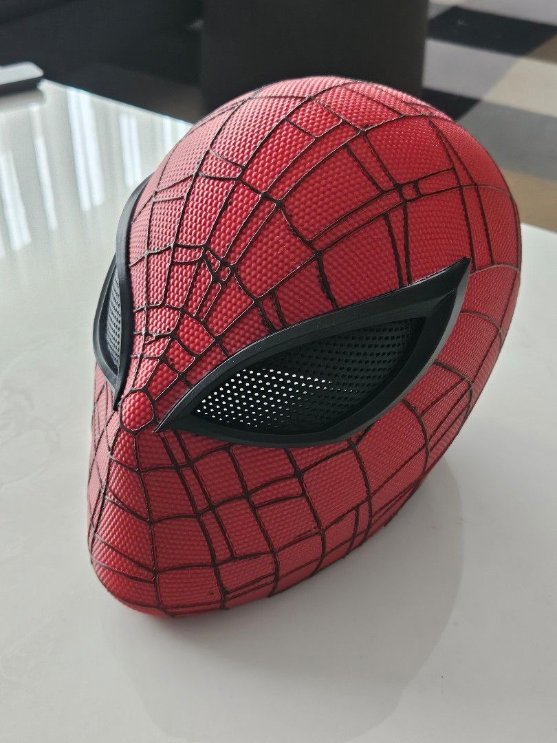 Spider-Man Mask Replica Cosplay Prop (Category: Western Merchandise) located in Paranaque City. Submitted by FitNHobbies (Listing ID 1447116688, Image 3). Description: SUPERIOR SPIDER-MAN MASK - Superior spiderman replica - textured red surface and black webbing - Black mesh eye lenses for a realistic look - Ideal for cosplay and costumes - detachable via magnet for easy access Price: PHP1,799 Material: PLA Matte Location: Alabang Hills Delivery: