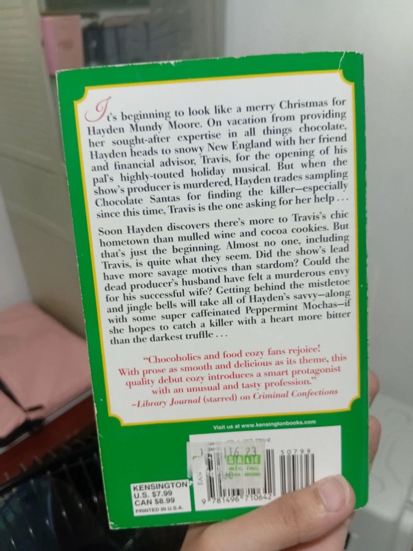 The Peppermint Mocha Murder by Colette London (Category: Storybooks) located in Quezon City. Submitted by jazmine9 (Listing ID 1447222813, Image 2). Description: - A Chocolate Whisperer Mystery novel - Set during a holiday musical with a murder to solve - Ideal for fans of cozy mysteries and festive reads - Includes actual recipes **you can browse my profile for other books:).