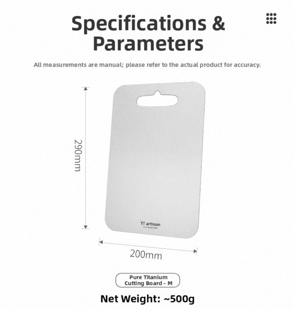 Ti Artisan Titanium Cutting Board498169945438955523