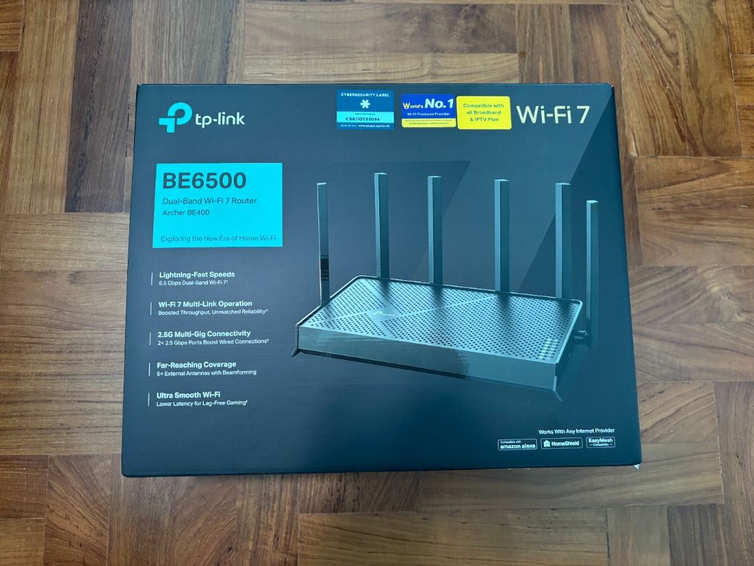 TP-Link BE6500 Dual Band Wi-Fi 7 Router