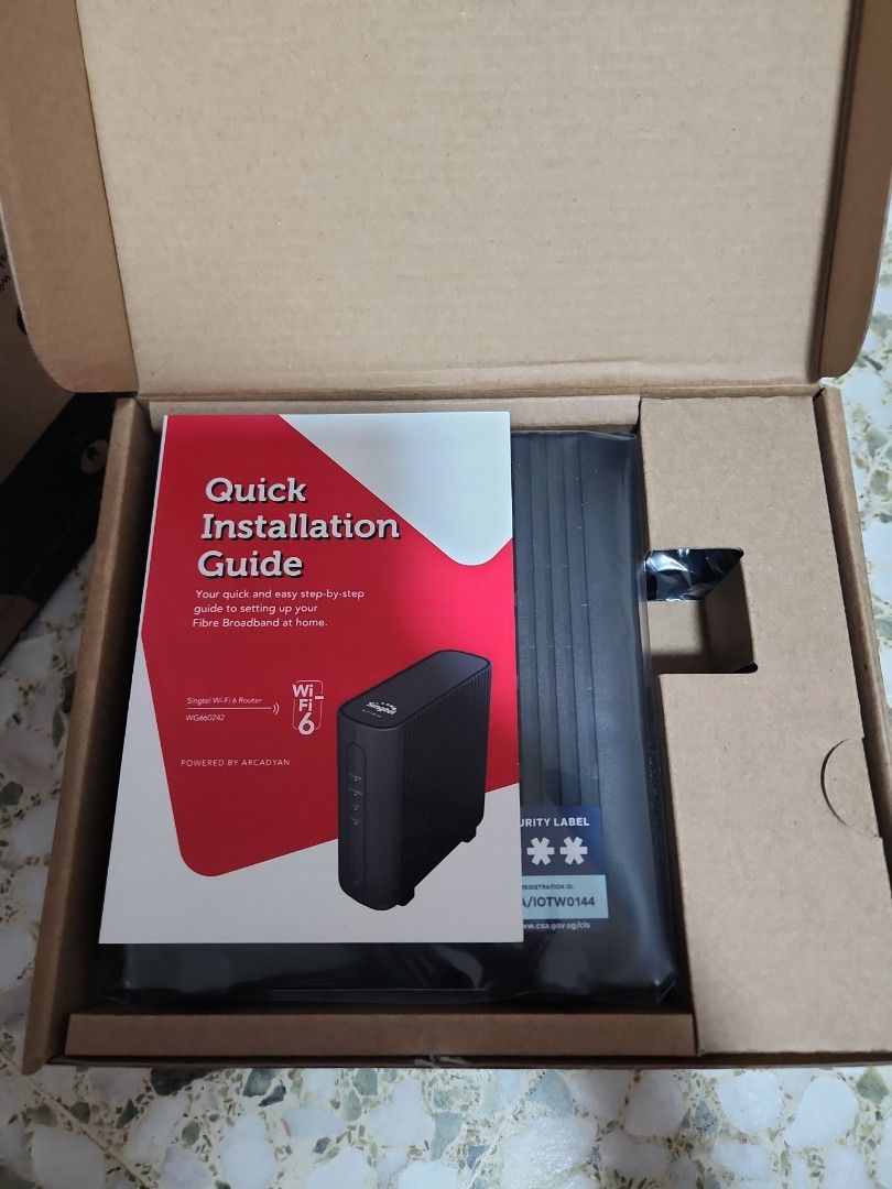 Singtel WiFi 6 Router498121715525898240