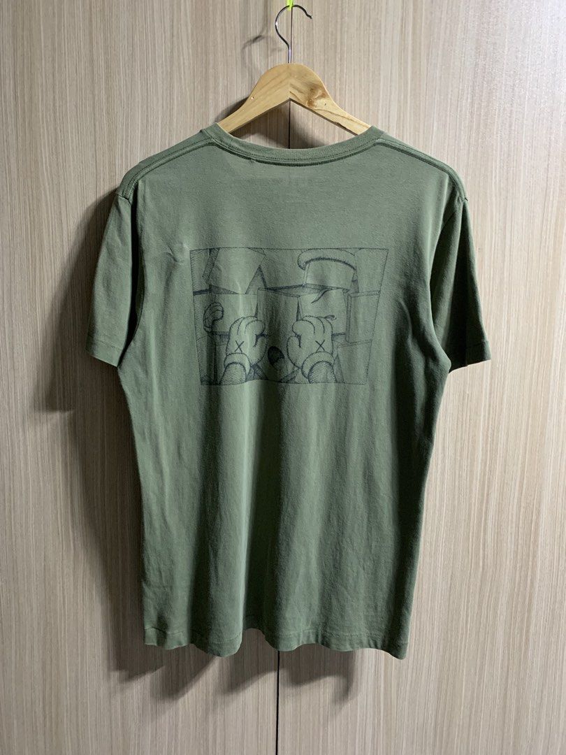 UNIQLO x KAWS Pocket tee (Category: Tshirts & Polo Shirts ) located in Davao. Submitted by triftnitroy (Listing ID 1447116855, Image 1). Description: Dimes: 19.5 x 29 (M on tag) Condition: Excellent Color rate: 8.8/10 ₱200 +sf 📩📩📩 Note: - All items are thrifted, please do manage your expectations. - Color may vary due to lighting. .