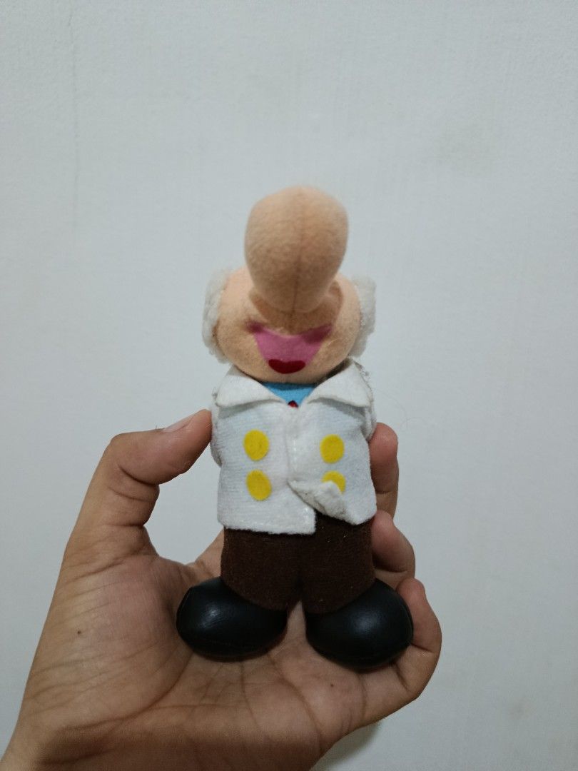 Vintage Anime Astro Boy Professor (Category: Plushies & Soft Toys) located in Dagupan City. Submitted by gentlemountain-afad44 (Listing ID 1447216839, Image 3). Description: This is a rare Astro Boy plush doll featuring Professor Ochanomizu. The doll showcases his iconic large nose and white receding hair. It measures approximately 13.5cm in height..