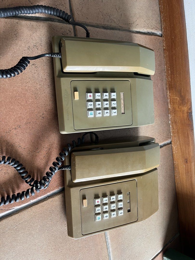 Vintage Telephones (2x) - Property of Telecoms