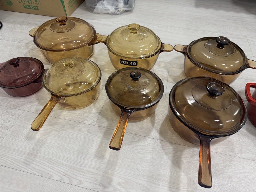 Visions & Corning Pyrex Pots - Assorted Sizes498663388077117440