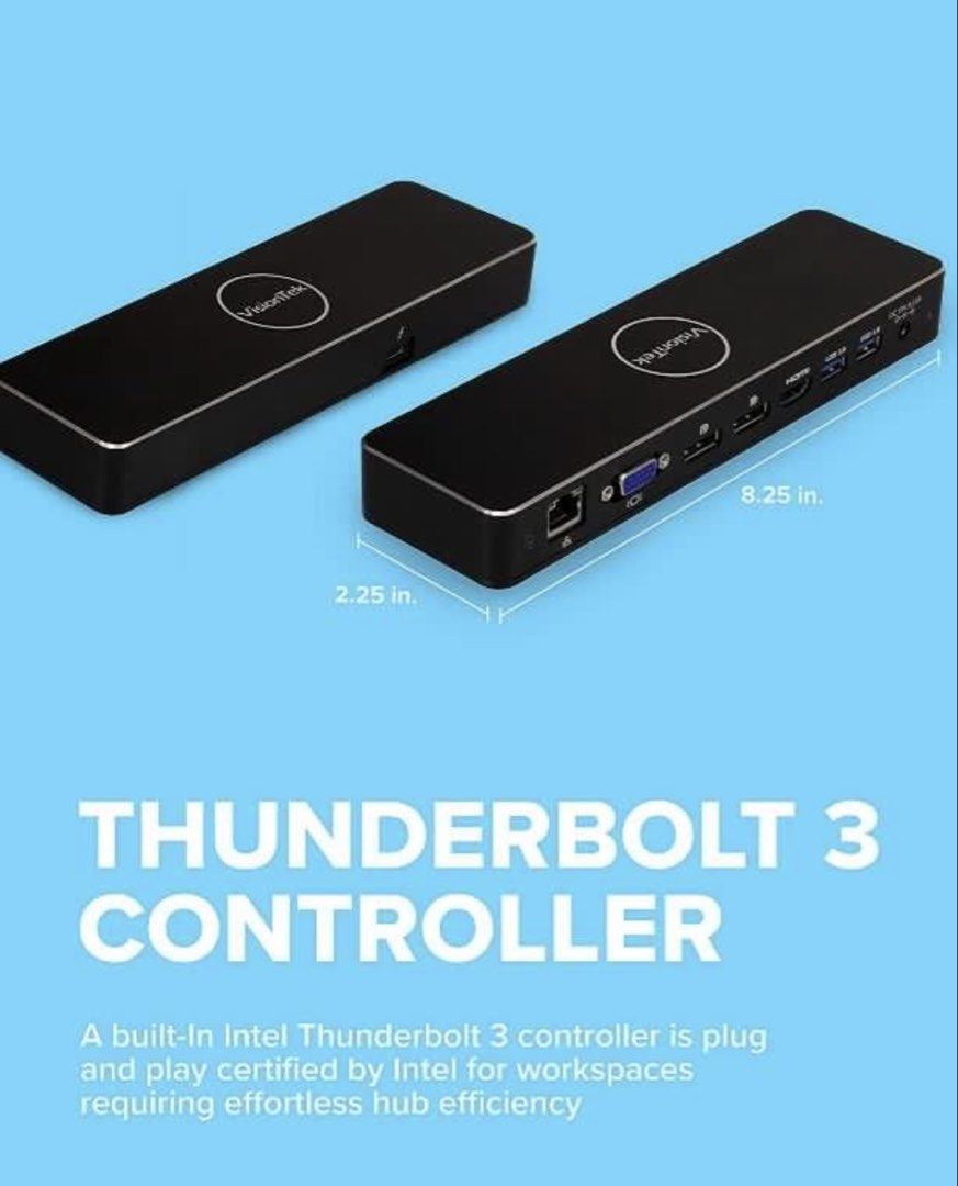 VisionTek Thunderbolt 3 USB C Docking Station498616464971540484