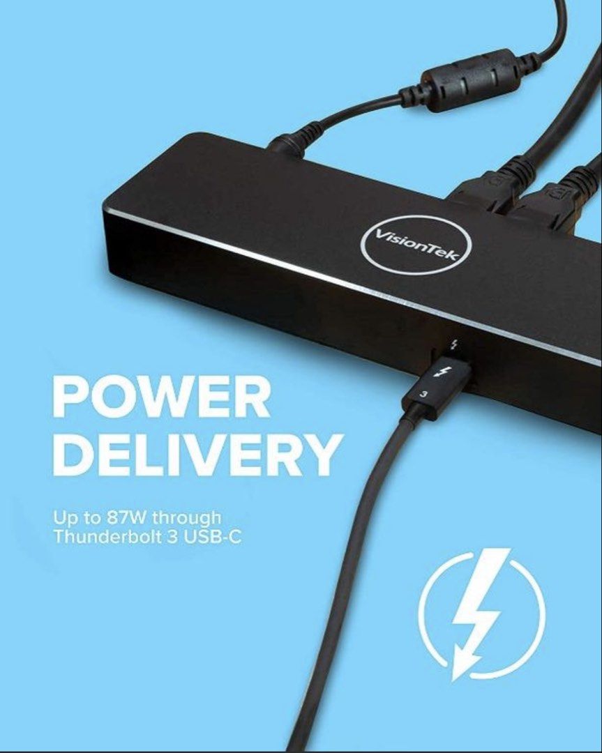 VisionTek Thunderbolt 3 USB C Docking Station498616464971540488