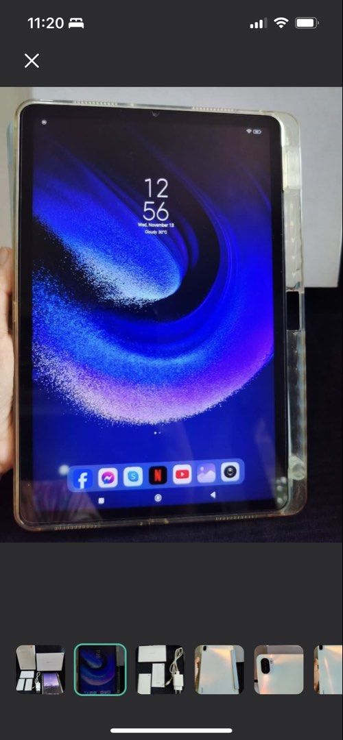 Xiaomi Pad 5 (Category: Others) located in Binan City. Submitted by family_buyandsell (Listing ID 1447115963, Image 2). Description: Selling my favorite tablet 🥹 Reason for selling: Need funds Description: Xiaomi Pad 5 WQHD+ 120Hz displayImmersive quad stereo speakersQualcomm® Snapdragon™ 8608720mAh (typ) high-capacity battery 11" high-resolution display DimensionsHeight: 254.69mmWidth: 166.25mmThickness: 6.85mmWeight: 511g DisplaySize: 11" disp