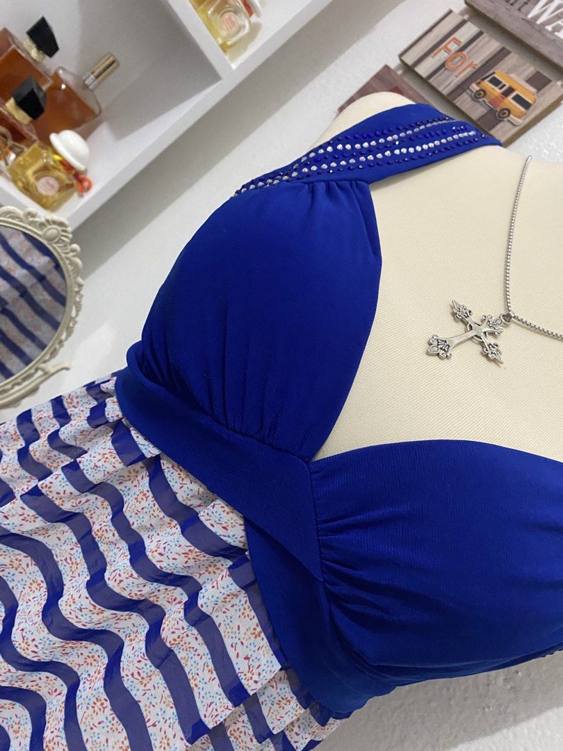 Y2K Rhinestone Tankini Padded Top (Category: Bikinis & Swimsuits) located in Manila. Submitted by ligaya14.vanilla (Listing ID 1447257279, Image 2). Description: S-M Padded na sya Tankini Top Only super pretty ng style and color nakakaputi ❗️SEPTEMBER MONTH SALE ALL ITEMS POSTED WILL ONLY BE P55 EACH❗️.