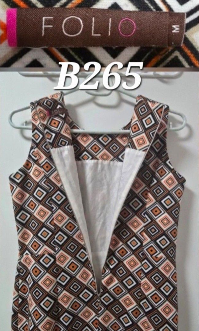 🚨🅢🅐🅛🅔 🏷️💬 𝗣𝗠 𝘂𝘀!》Sleeveless Dresses - B265 A035 B157 shift (Category: Dresses) located in Manila. Submitted by dnmph (Listing ID 1450760309, Image 3). Description: ❗️SOLD PER PIECE AT PRICE INDICATED, unless otherwise specified 🧡B265 - Well used, size M, with lining 🩷A035 - Well used, Length: approx. 36.5 in, Bust: approx. 34.5 to 35 in, Hips: approx. 38 in, Waist: approx. 34 to 34.5 in 💛B157 - Like new, Length: approx. 35 in (Searc