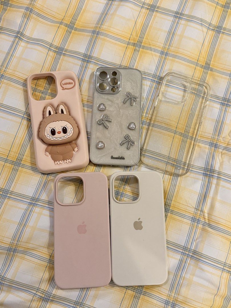 14 pro max phone case (Category: iPhone 14 Series) located in Manila. Submitted by softydaze (Listing ID 1450834790, Image 1). Description: 14 pro max cases lightly used — has minor flaws, others wala naman 📌 can send a video of the condition.