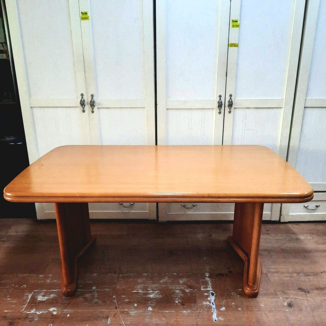 2nd hand OTSUKA Japan made pedestal dining table | hard solid wood (Category: Tables & Sets) located in Paranaque City. Submitted by feybelhaft (Listing ID 1450825639, Image 3). Description: 💳 𝐌𝐨𝐝𝐞 𝐨𝐟 𝐏𝐚𝐲𝐦𝐞𝐧𝐭 ✅ QR Ph Credit Card ✅️ GCash ✅ BDO Bank Transfer ✅ BPI Bank Transfer 📍 𝙋𝙖𝙮𝙢𝙚𝙣𝙩 𝙞𝙨 𝙢𝙖𝙙𝙚 𝙪𝙥𝙤𝙣 𝙥𝙞𝙘𝙠-𝙪𝙥 𝙛𝙧𝙤𝙢 𝙪𝙨..