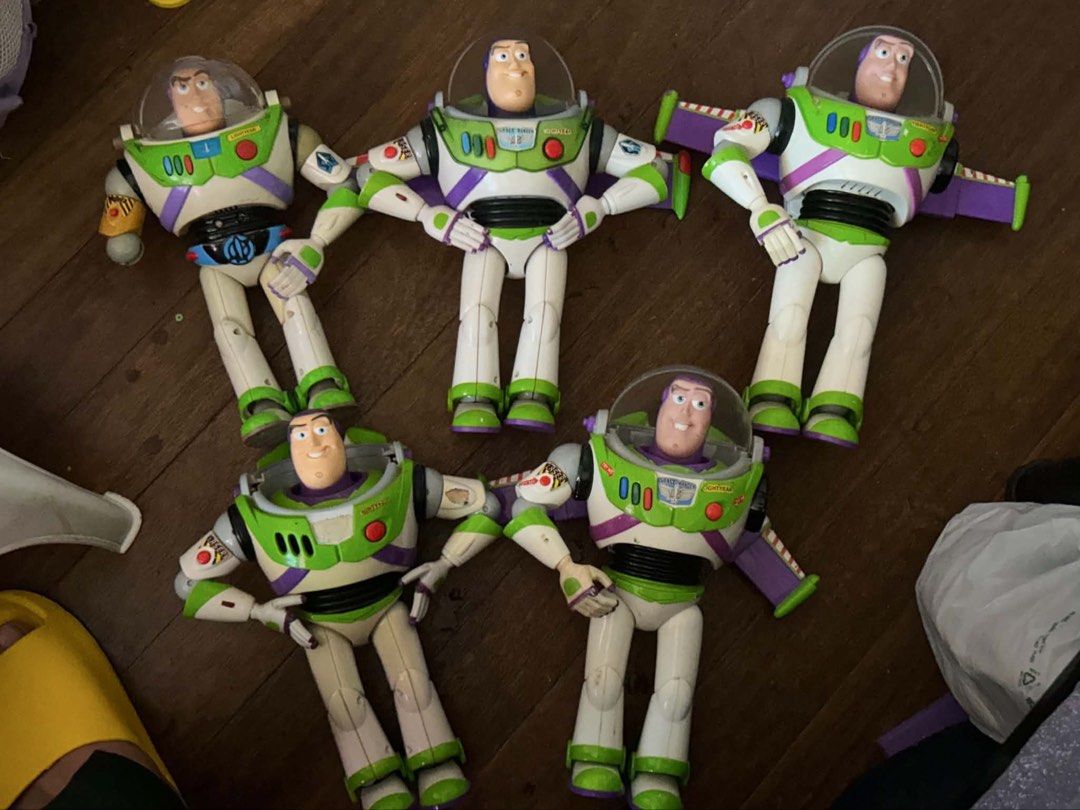 5 Buzz Lightyear Action Figures (Category: Figurines & Statues) located in Manila. Submitted by marco.21 (Listing ID 1450806544, Image 1). Description: - Lot of 5 Buzz Lightyear action figures - From the beloved Toy Story franchise - Minor signs of play consistent with use - Ideal for Toy Story fans and collectors - Excellent value for all five figures Pm for the prices! Thankyou!.