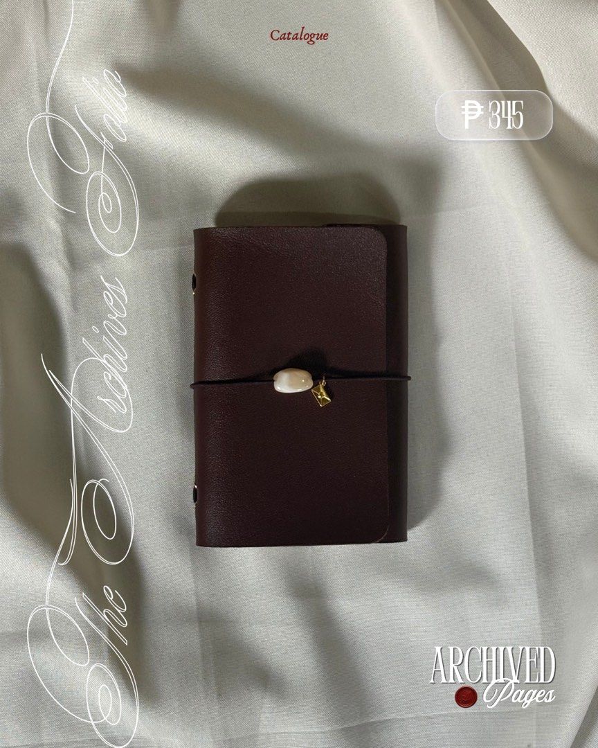 A6 Trifold Faux Leather Journal (Category: Stationery & School Supplies) located in Rizal. Submitted by archivedpages.ph (Listing ID 1450798677, Image 1). Description: Ready to Ship 💌 MOP: Gcash, BDO, or Maribank MOD: Lalamove or J&T.