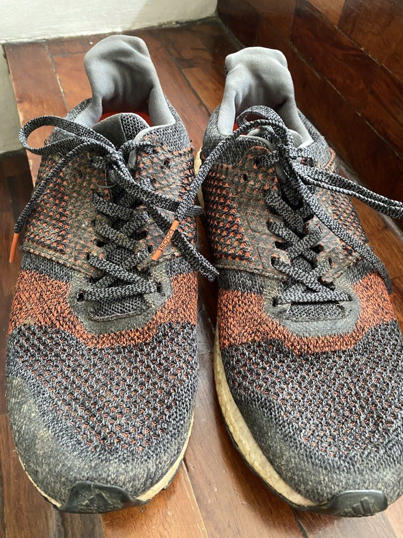 Adidas Ultra boost size 9US mens authentic (Category: Sneakers) located in Quezon City. Submitted by declutteringdiary (Listing ID 1450800237, Image 2). Description: Original and authentic Adidas ultra boost US size 9 Selling low bcos sole got loose in one part and had to be brought to shoe repair Selling low bcos shoes have stains on sole area and needs heavy cleaning. Manage expectations Shipping out from QC.