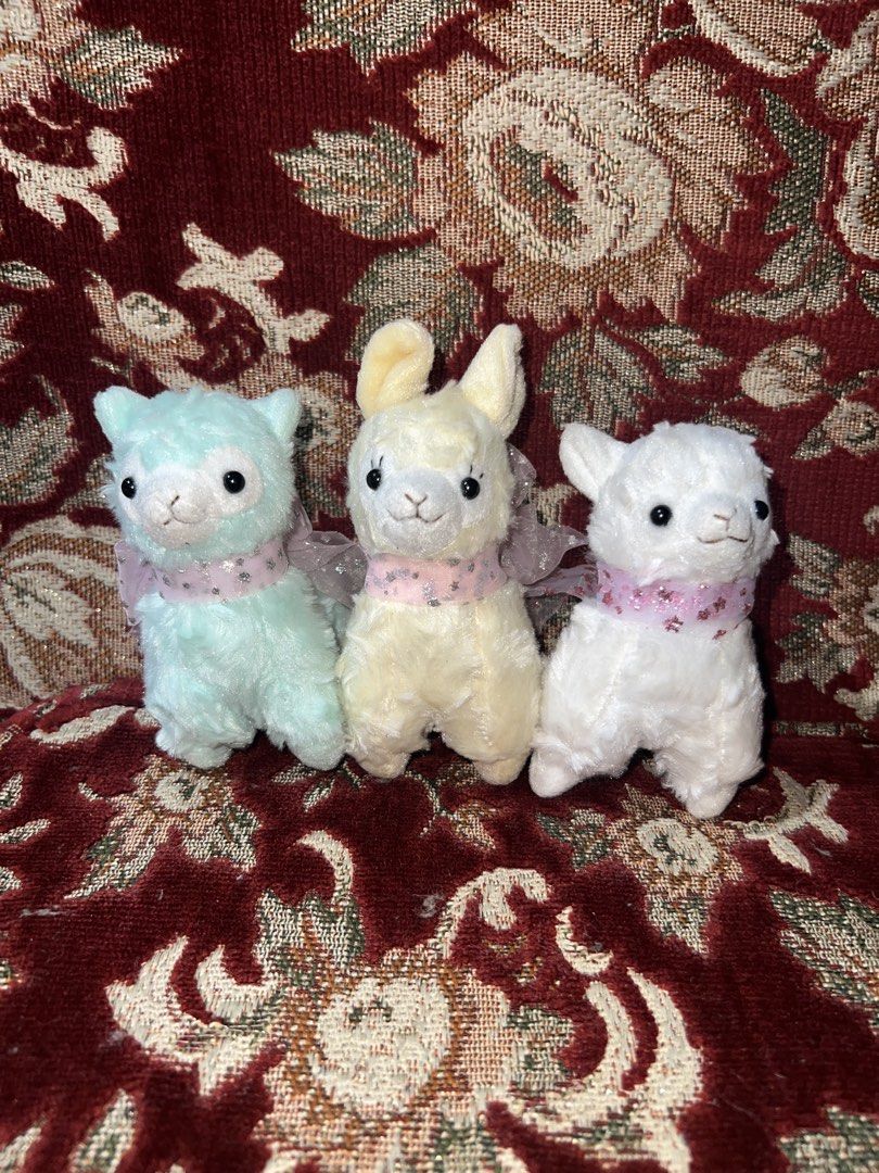Amuse Alpacasso plush charm set (Category: Plushies & Soft Toys) located in Las Pinas. Submitted by marblestoys (Listing ID 1450872414, Image 1). Description: Payment via bpi / bdo / gcash / PayPal Pay as you order Shipping fee shouldered by buyer Via flash / j&t / LBC/ Grab / lalamove Meet up: BFRV Las Piñas Crossposted Please contact for item availability .