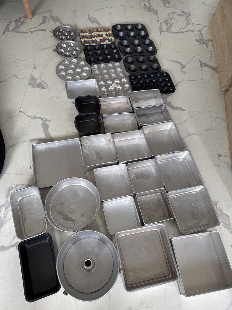 Assorted Baking Pans and Muffin Tins