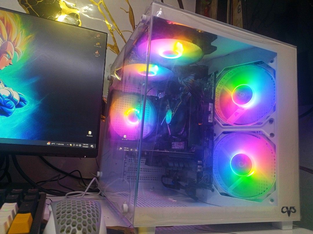 ASUS INTEL CORE I7 10700 10TH GEN GAMING PC SET. (Category: Desktops) located in Manila. Submitted by marksantos_19 (Listing ID 1450770719, Image 3). Description: Intel Core i7 10700 | ASUS BUILD i7 10th Gen | 24" FRAMELESS MONITOR. COMPLETE SET :17,900 PESOS SYSTEM UNIT ONLY: 16,500 PESOS Intel Core i7 10700 Processor. ASUS PRIME H510M Motherboard. 16gb ddr4 Memory Card 3200mhz. Samsung 256gb Nvme Gen 3 Ssd. 1tb Hdd (backup and Games storage) Ga