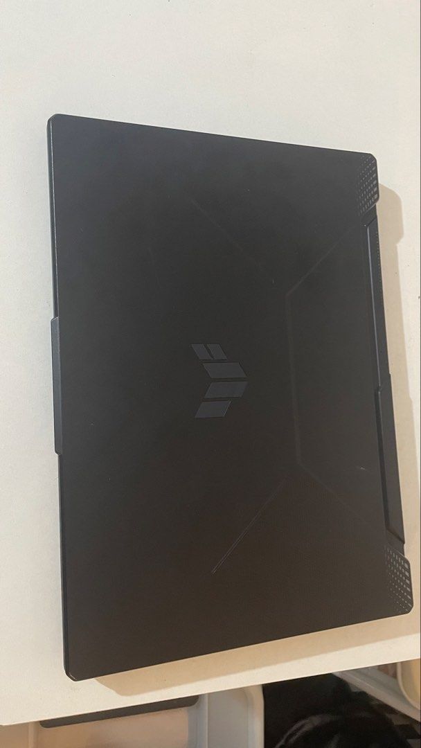 ASUS TUF GAMING A15 (Category: Laptops & Notebooks) located in Quezon City. Submitted by aosfia (Listing ID 1450746399, Image 3). Description: Good for Architecture/Engineering/Interior Design students. Used for Sketchup, AutoCAD, Enscape, and Photoshop. Upgradable RAM. DM for more details. Ryzen 5 8GB Ram GTX 1650 RFS: Bought a new laptop (Has minimal scratches lang sa keyboard) - M key with visible scratch With: + Charger + Laptop Bag + Wired M