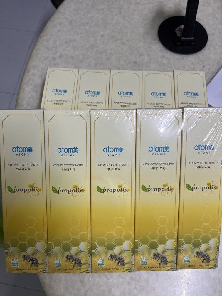 Atomy toothpaste (5 tubes ) (Category: Oral Care) located in Singapore. Submitted by AtomyCel82 (Listing ID 1450856475, Image 1). Description: Ready stock 2 packs Free delivery for Buy 4 packs .