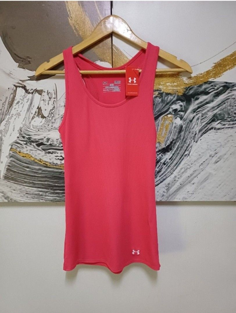 AUTHENTIC UNDER ARMOUR RUNNING TANK TOP,Original Price Php 1,700 (Category: Activewear) located in Magalang. Submitted by itskate_cc (Listing ID 1450748711, Image 2). Description: Super Stretchable Actual size using inches Armpit to Armpit 14 Lenght/26.5 fittings is Small Can fit to Medium Excellent Condition, Issue:0 Message if you have any other question about sizing. We do shipping nation wide I'm also open for video call so that you can see t