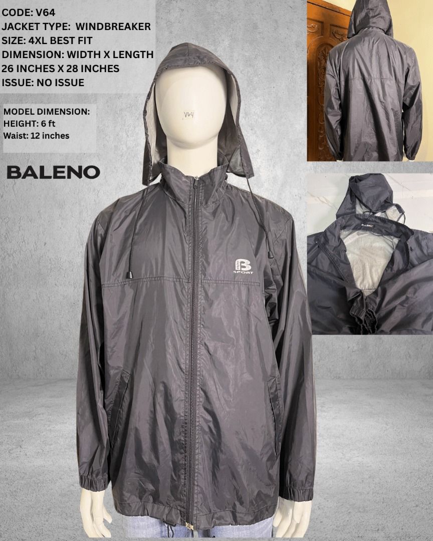 BALENO WINDBREAKER JACKET (Category: Coats, Jackets and Outerwear) located in San Fernando. Submitted by driploop.ph (Listing ID 1450888594, Image 1). Description: ⚠️ Please Read • Actual photos posted. • Color may vary slightly due to lighting and screen settings. • Please check measurements carefully before purchasing. • No cancellations after reservation. • First to pay, first served. • Shipping nationwide. 💬 Feel free to message me if you ne