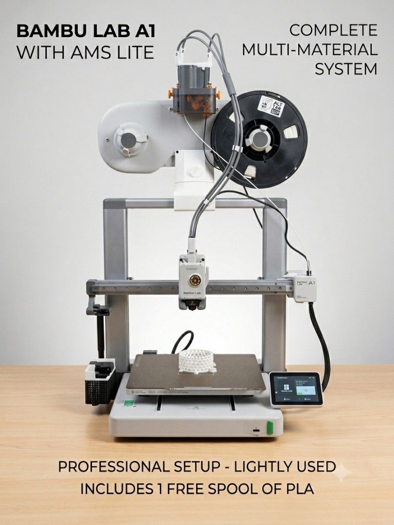 Bambu Lab A1 3D Printer with AMS Lite Multi-Material System514704242304634880